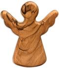 Guardian angel as a tactile object made of olive wood-0