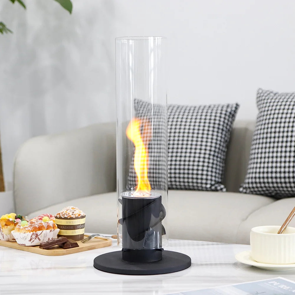 17''H Clean-Burning Bio Ethanol Ventless Fireplace-1